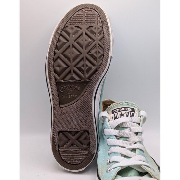 Converse All Star Sneakers Aqua Blue Mint Green Size Men’s 5 Womens 7 Chucks Low - Picture 6 of 7